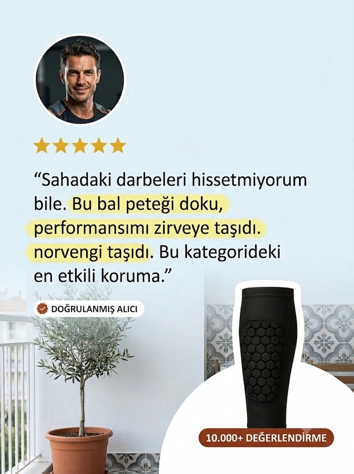 İronCalf Korumalı Kompresyon Tekmelik