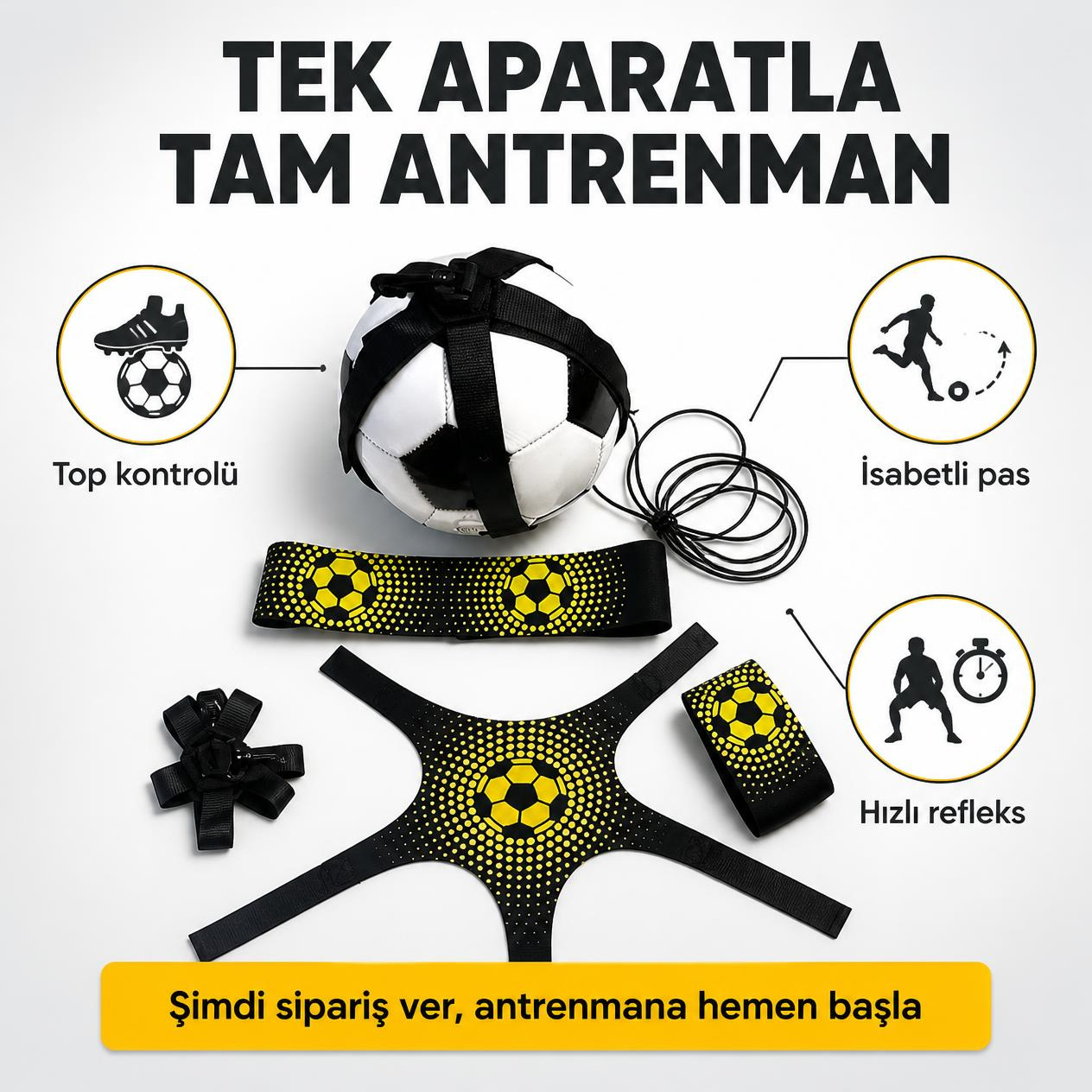 KickBack Pro - Futbol Solo Antrenman Aparatı