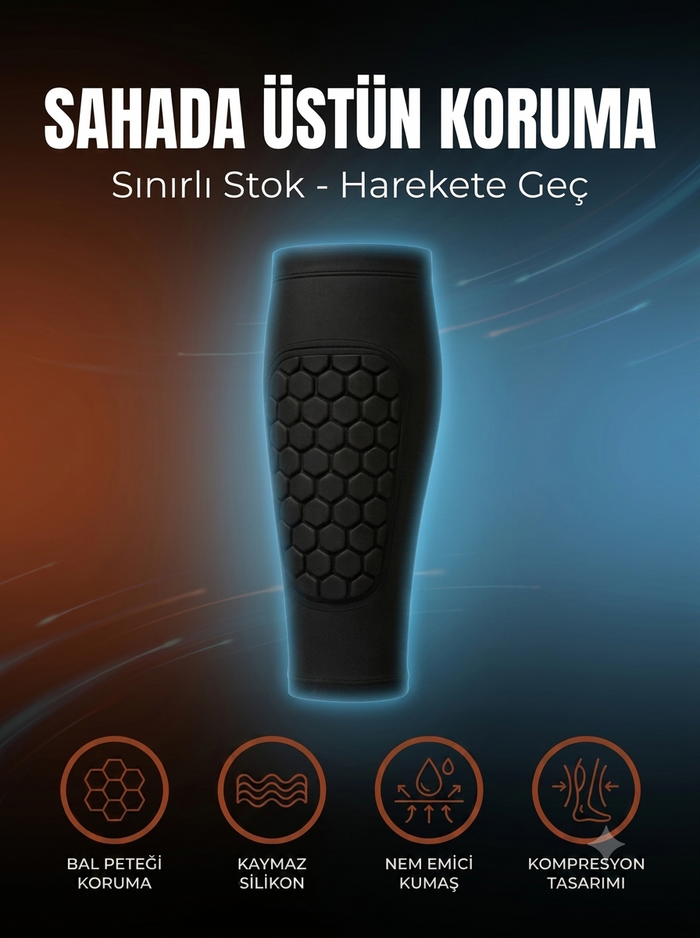 İronCalf Korumalı Kompresyon Tekmelik