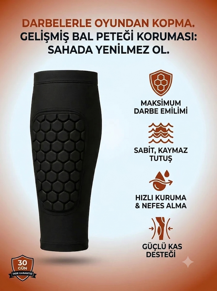 İronCalf Korumalı Kompresyon Tekmelik