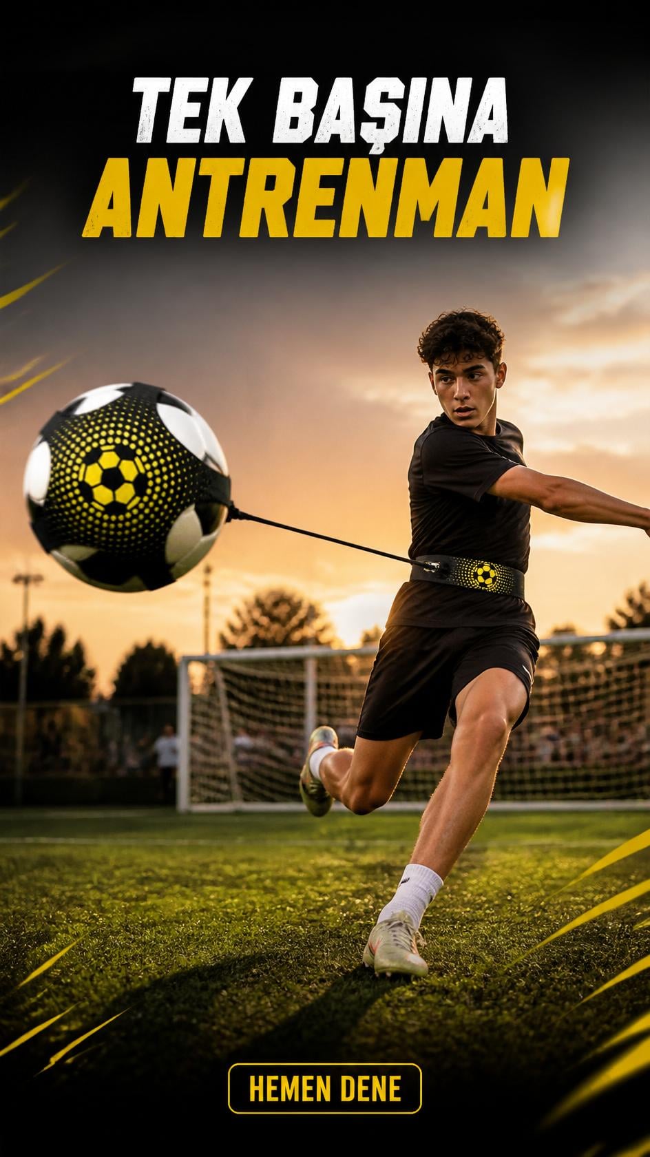 KickBack Pro - Futbol Solo Antrenman Aparatı