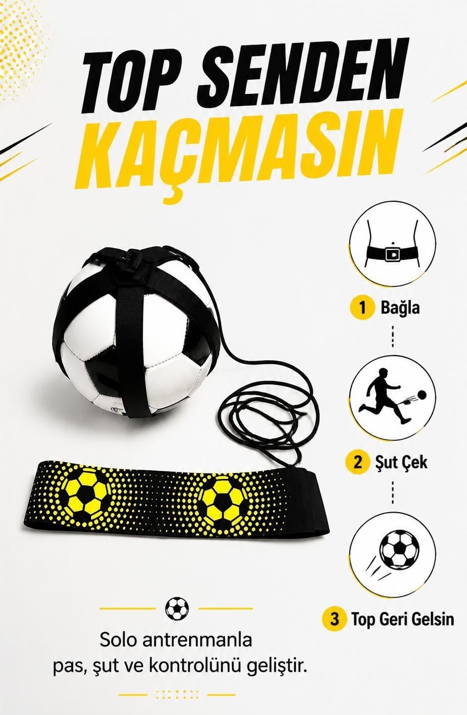 KickBack Pro - Futbol Solo Antrenman Aparatı